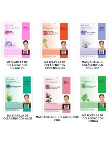 Mascarillas de Colágeno Dermal
