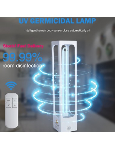 Lámpara esterilizadora UV ozono con...