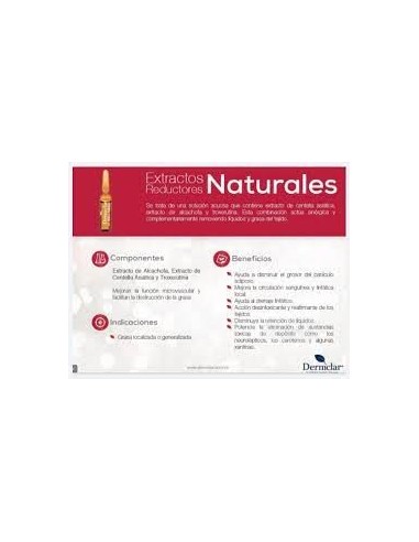 extractos reductores naturales dermclar