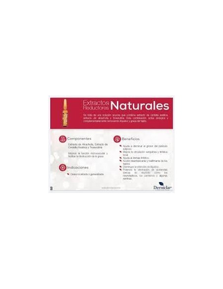 extractos reductores naturales dermclar