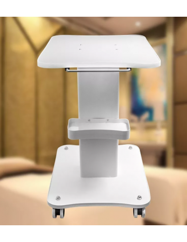 Carrito auxiliar para equipos de estetica