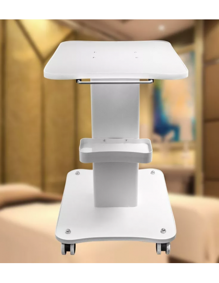 Carrito auxiliar para equipos de estetica