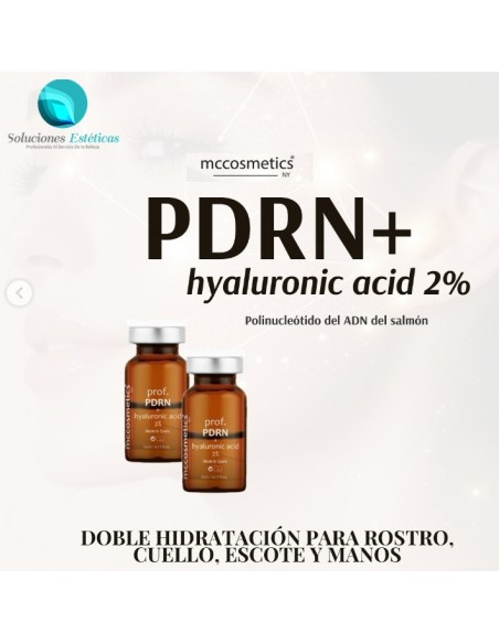 PDRN con acido hialuronico al 2 al 2%, regeneración facial
