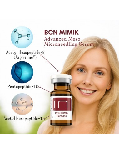 MIMIK BCN solución antiedad para reducir arrugas y líneas de expresión.