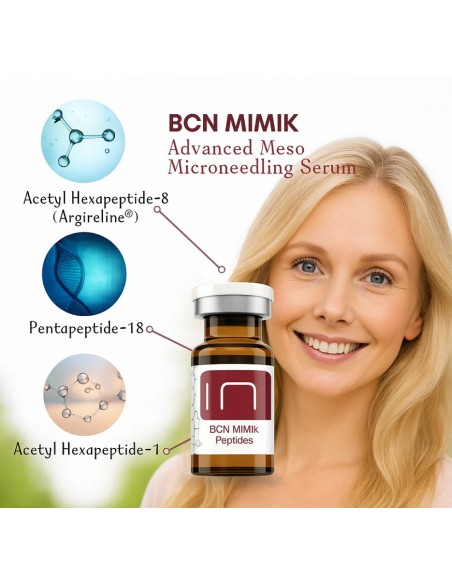 MIMIK BCN solución antiedad para reducir arrugas y líneas de expresión.