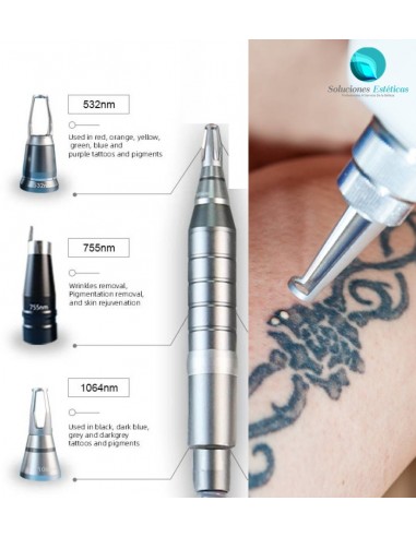 laser diodo con nd yag picolaser para depilacion y eliminacion de tatuajes