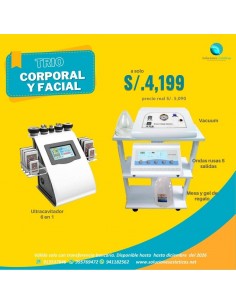 ultracavitador con vacuum para glúteos y gimnasia pasiva