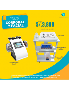 ultracavitador con vacuum para glúteos y gimnasia pasiva