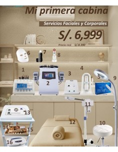 cabina estetica para tratamientos corporales y faciales